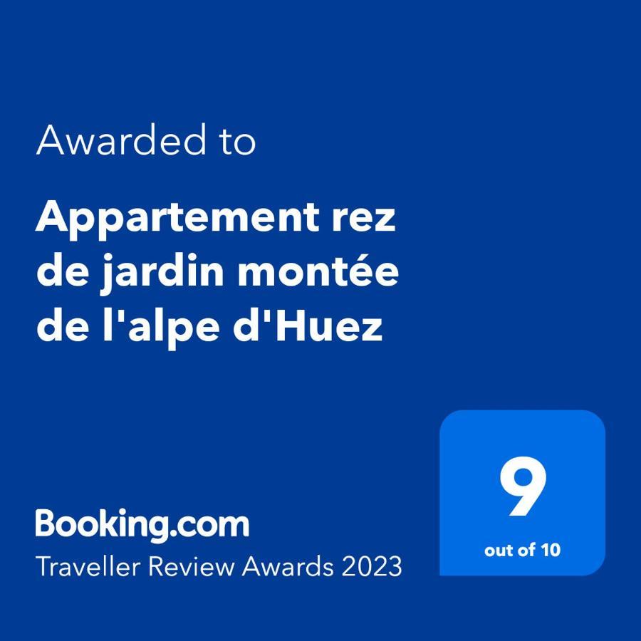 Appartement Rez De Jardin Montee De L'Alpe D'Huez La Garde  Luaran gambar